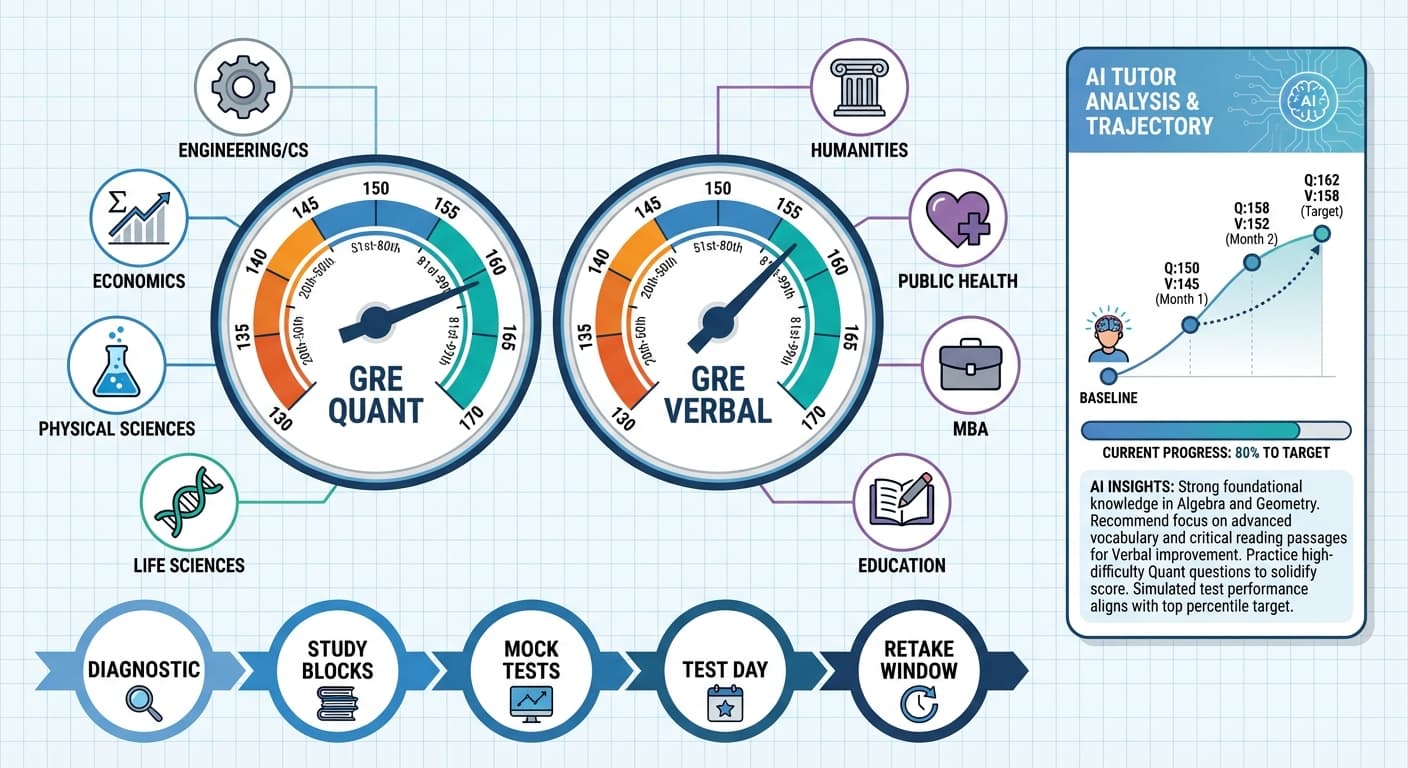 What Is a “Good” GRE Score? Benchmarks by Program Type (and How to Set Your Target)